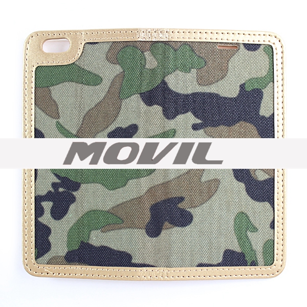 NP-2490 Camo Tapa de cuero Funda Para Apple iPhone 6-1